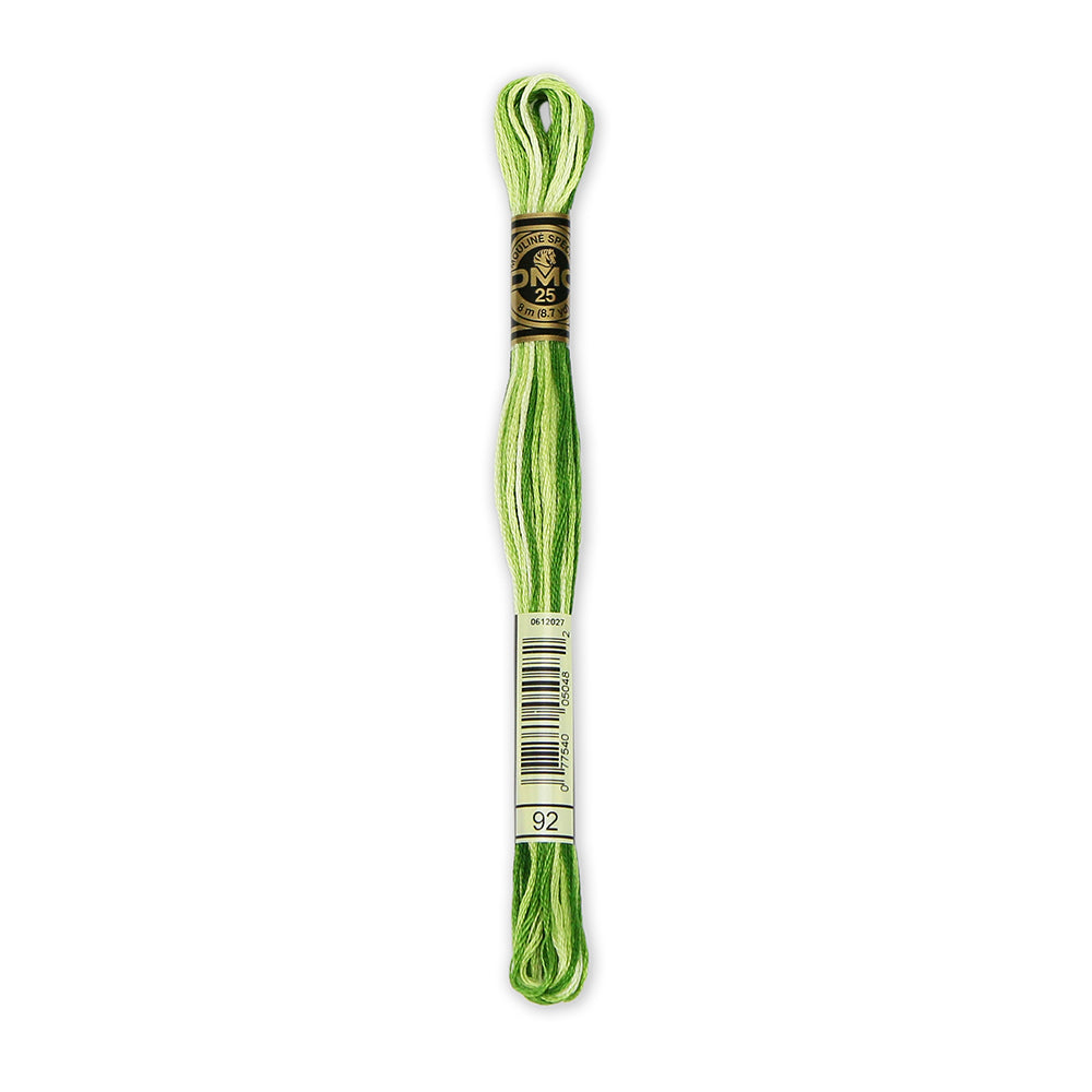 6-Strand Embroidery Floss 92 Variegated Avocado
