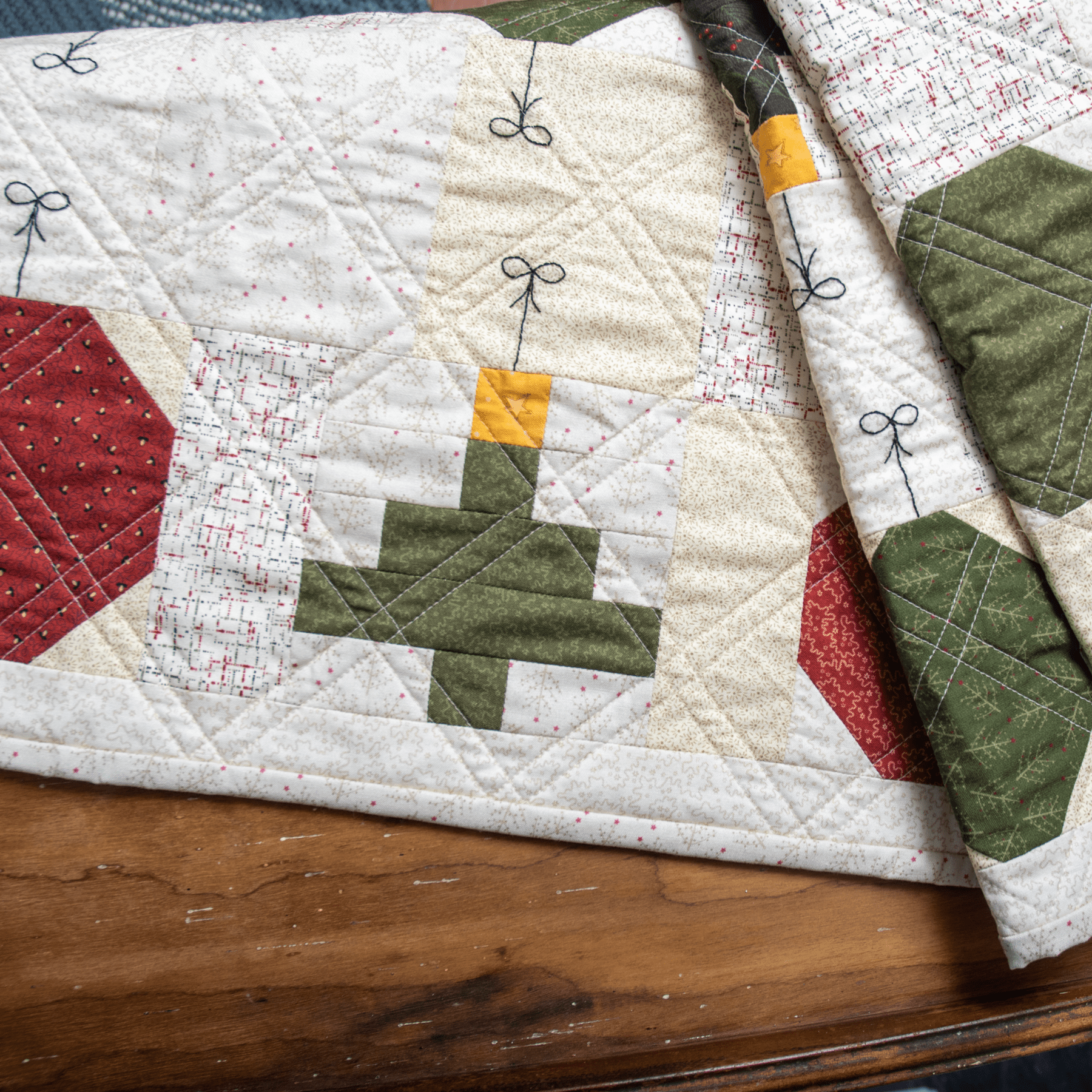 Lindley General StoreGloria Tree Farm Table Runner Quilt Kitbundle