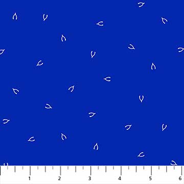 FIGO FabricsLucky Charms Quilt Fabric Wishbones 42 BlueFabric