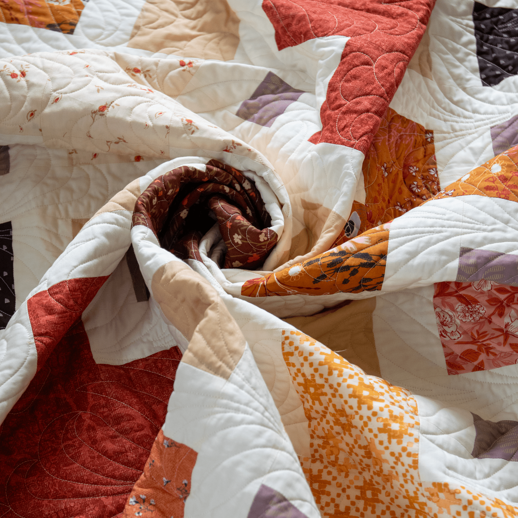 Amber Sunset Violet Quilt Kit | Lindley General Store