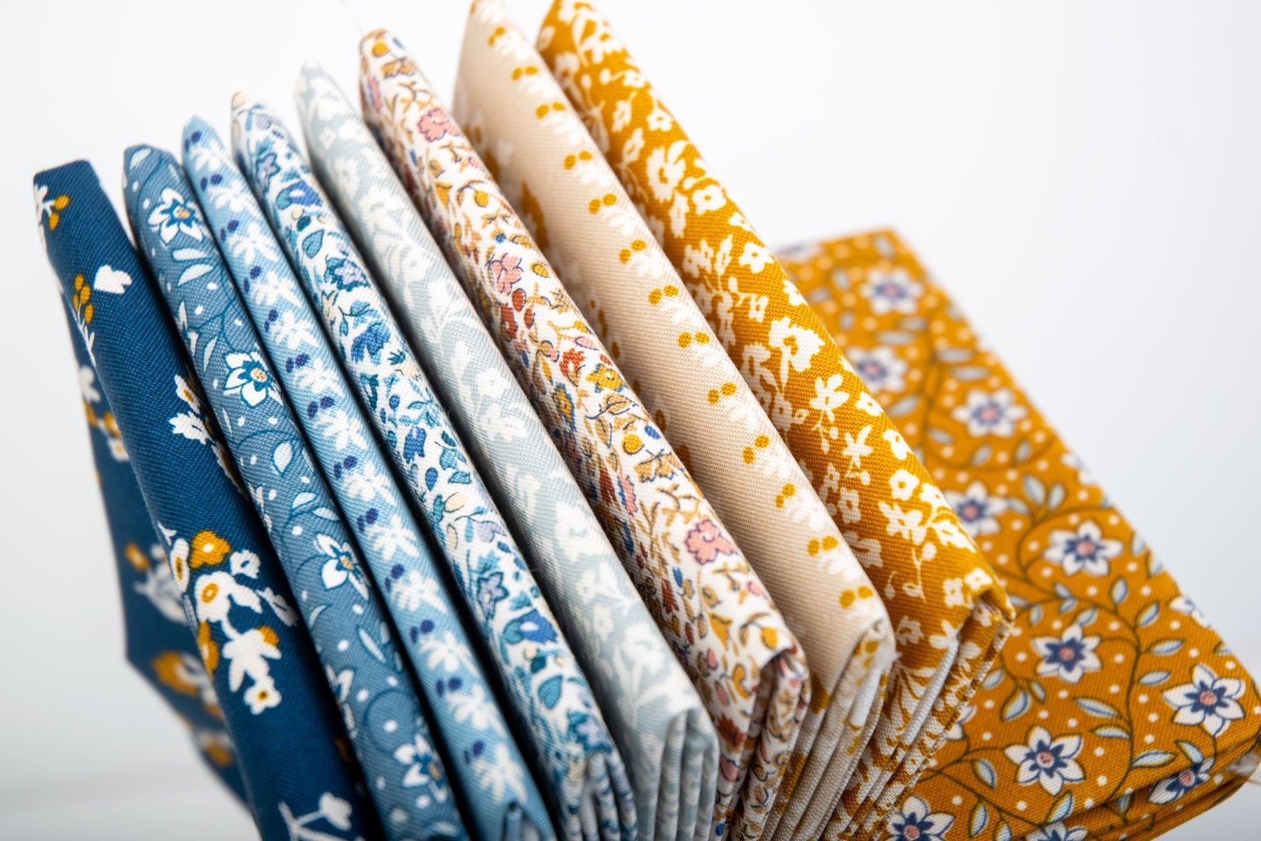 Liberty of LondonDenim Florals Fat 1/4 Fabric Bundle (11 piece)Fabric Bundles