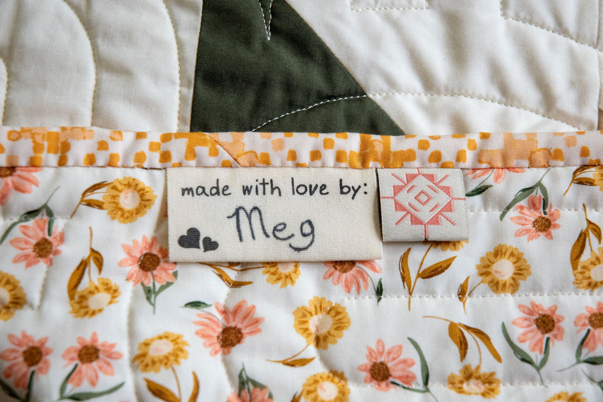 Made With Love Cotton Sew-in Labels - 4ct