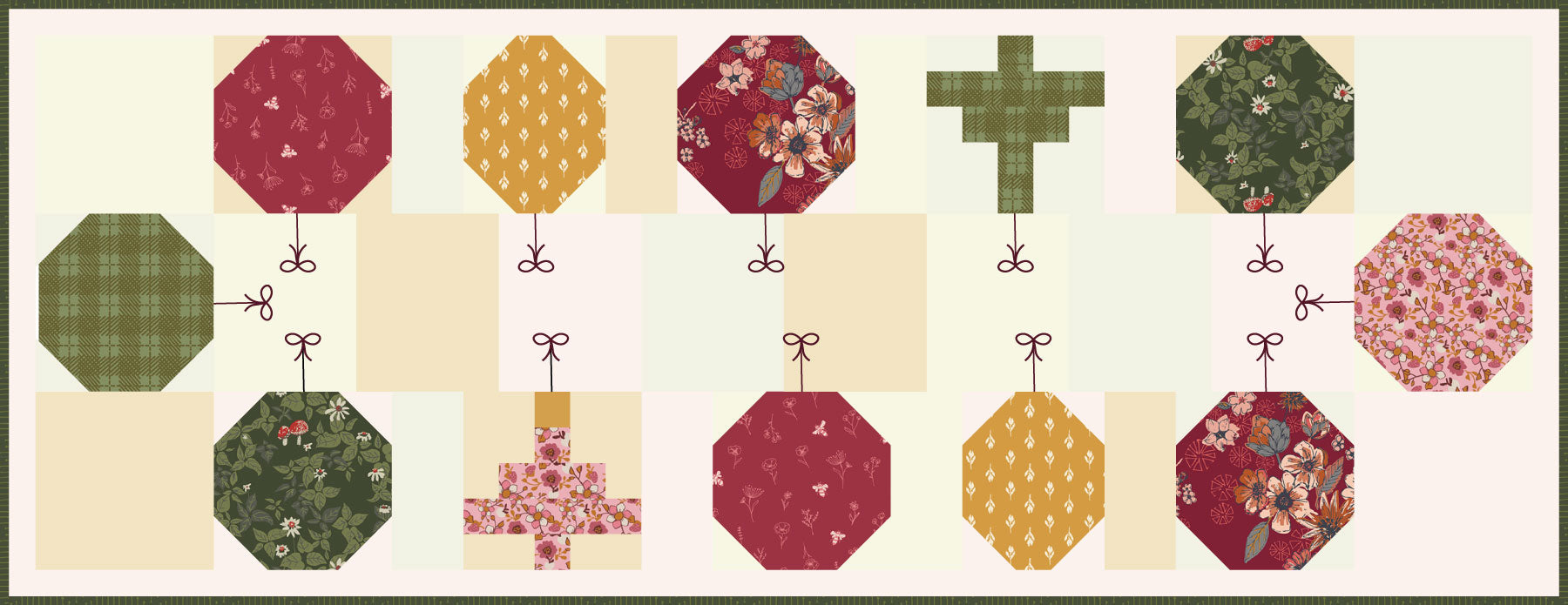 Faithful Forest Gloria Table Runner Quilt Kit