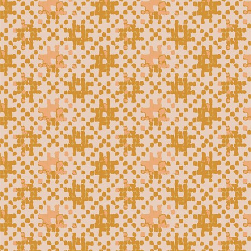 Art Gallery FabricsJuniper Quilt Fabric Nordic Knit YellowFabric