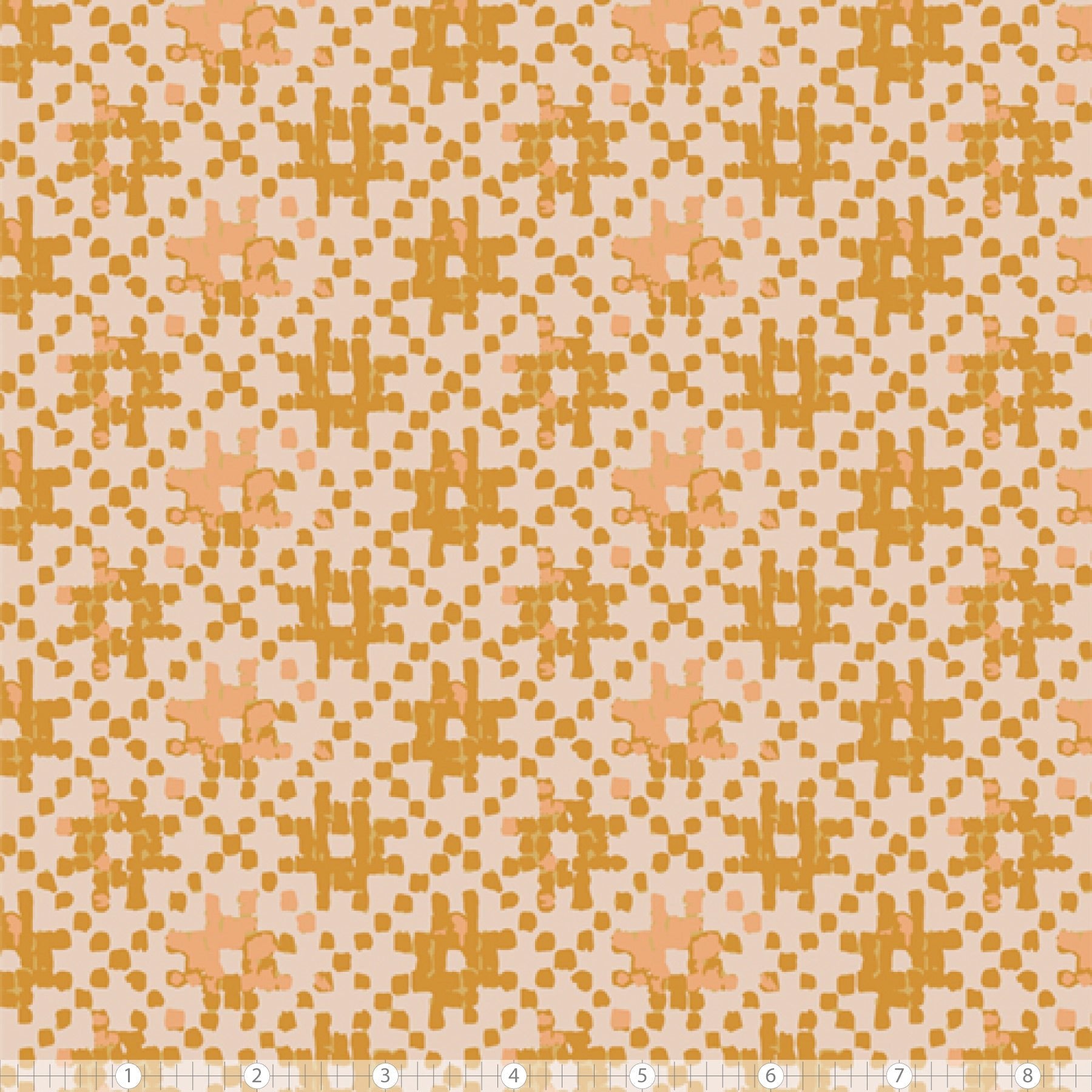 Art Gallery FabricsJuniper Quilt Fabric Nordic Knit YellowFabric