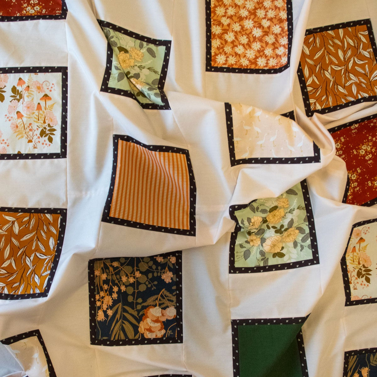 Peter's Pictures Memory Wall October Rose Beginner Quilt Pattern