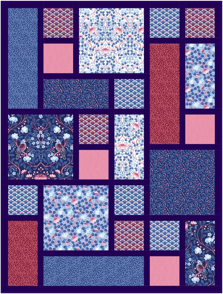 Willowberry Lane Quarter Tiles Quilt Kit