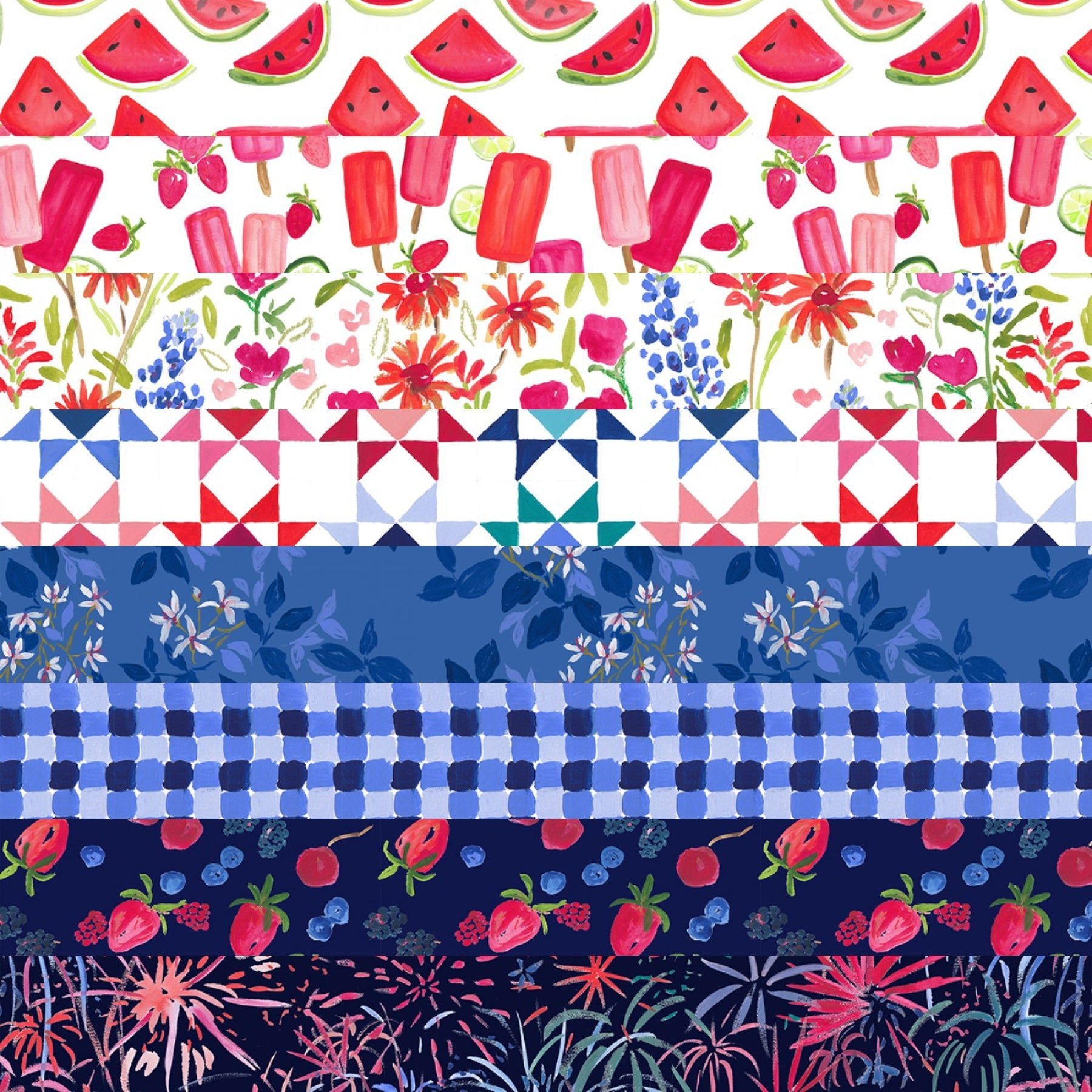 Dear StellaSummertime 1/2 Yard BundleFabric Bundles