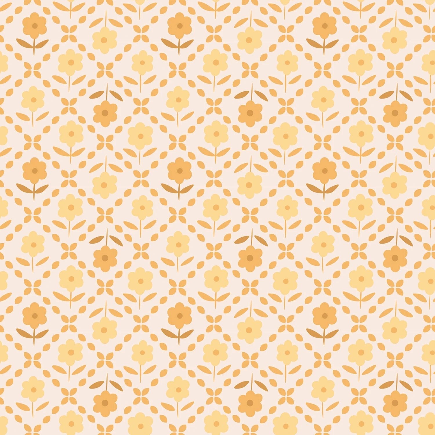 Riley Blake Designs108in. Wide Backing Fabric Prairie Home Bee Plaids Zinnias MarigoldWide Backing