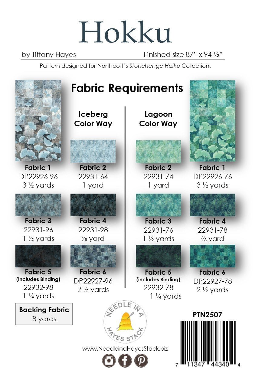 Needle in a Hayes StackHokku Quilt PatternQuilt Patterns