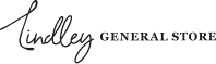 Logo of Lindley General Store with a signature-style text