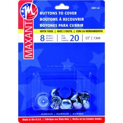 Maxant Buttons1.3mm Covered Button Kit 8ctButtons & Snaps
