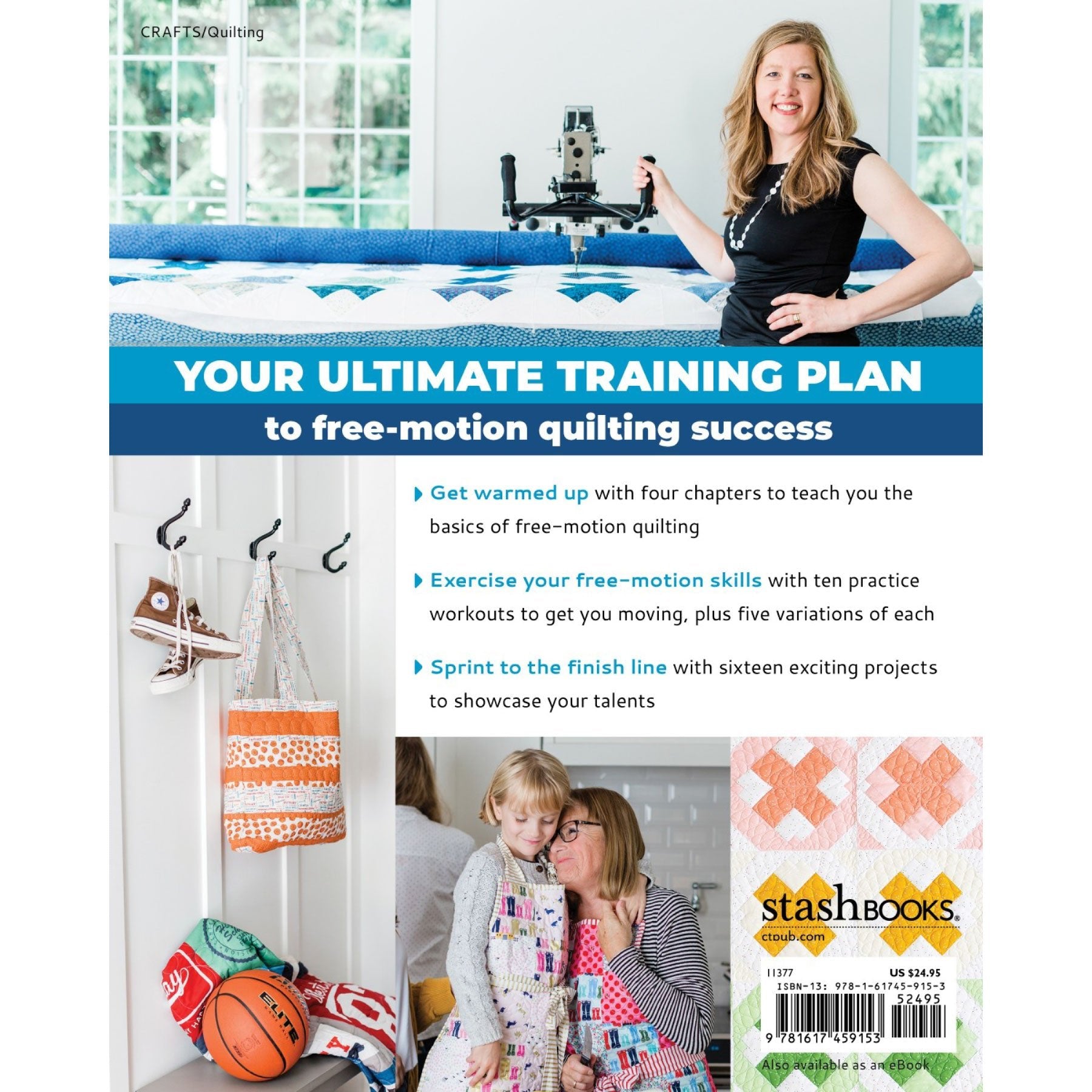 C & T PublishingWalk, Jog, Run A Free - Motion Quilting Workout (Softcover)Books