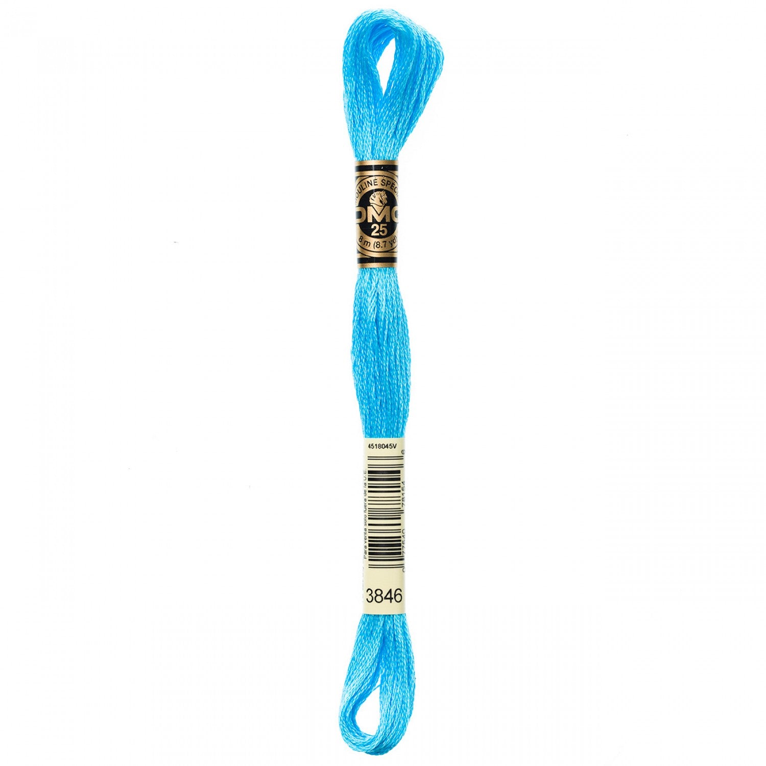 6-Strand Embroidery Floss 3846 Lt Bright Turquoise