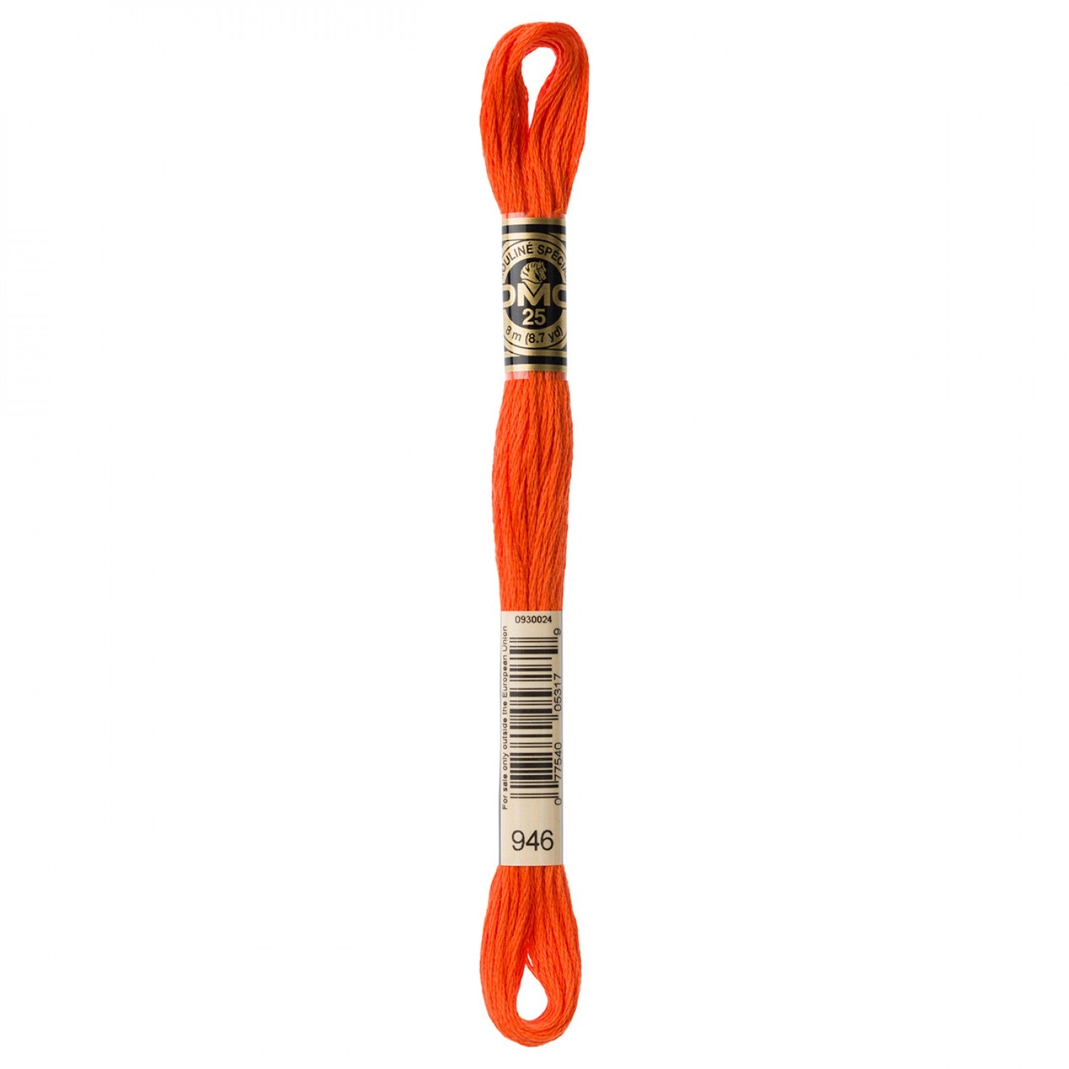 6-Strand Embroidery Floss 946 Med Burnt Orange
