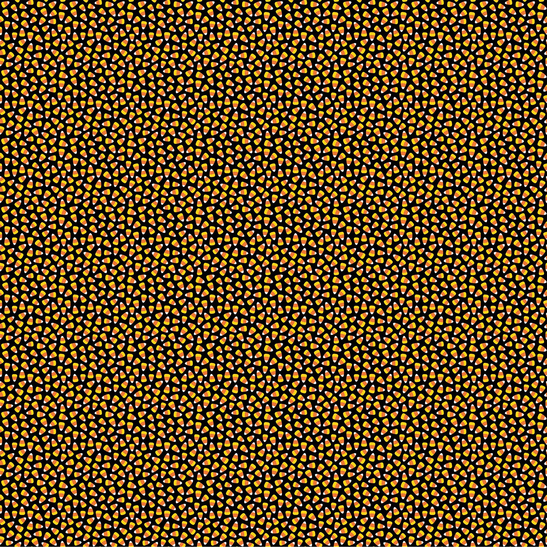 NorthcottGnomes Night Out Quilt Fabric Candy Corn BlackFabric