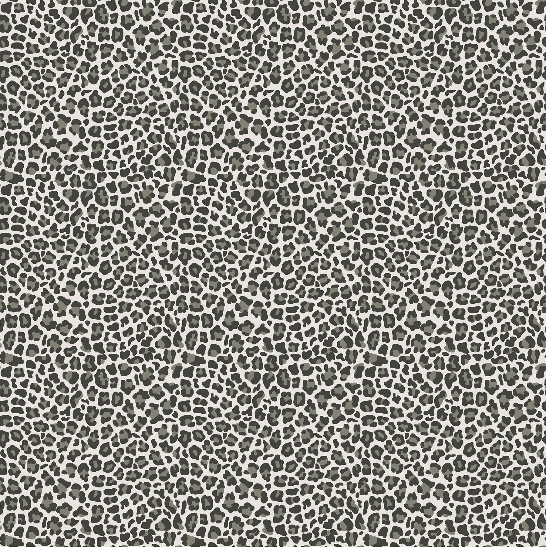 NorthcottBaby Safari Quilt Fabric Leopard Print GreyFabric