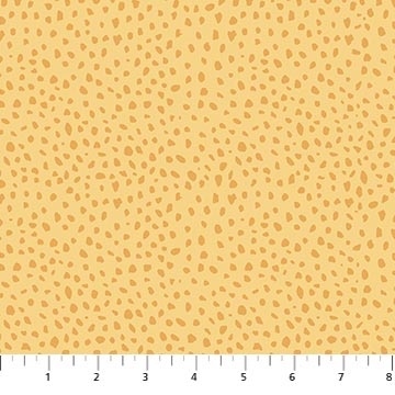 NorthcottBaby Safari Quilt Fabric Mini Spots ApricotFabric