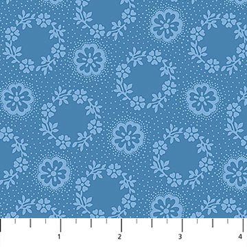 NorthcottSomething Blue Quilt Fabric Foulard BlueFabric