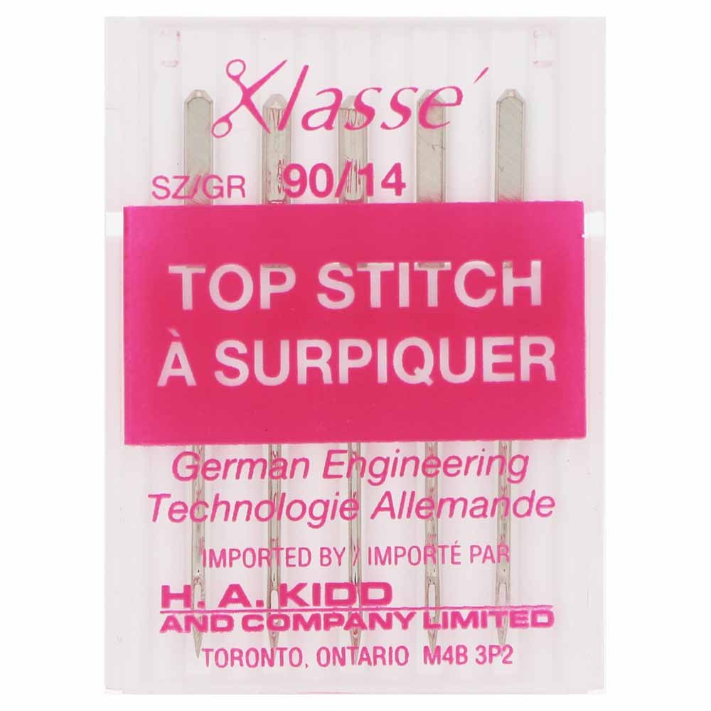 KlasséTopstitch Needles 90/14 - 5ctSewing Machine Needles
