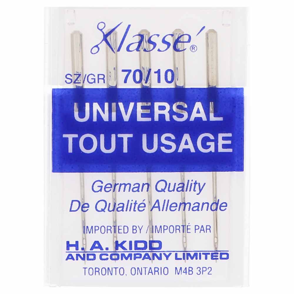 KlasséUniversal Sharps Machine Needles 70/10 - 5ctSewing Machine Needles