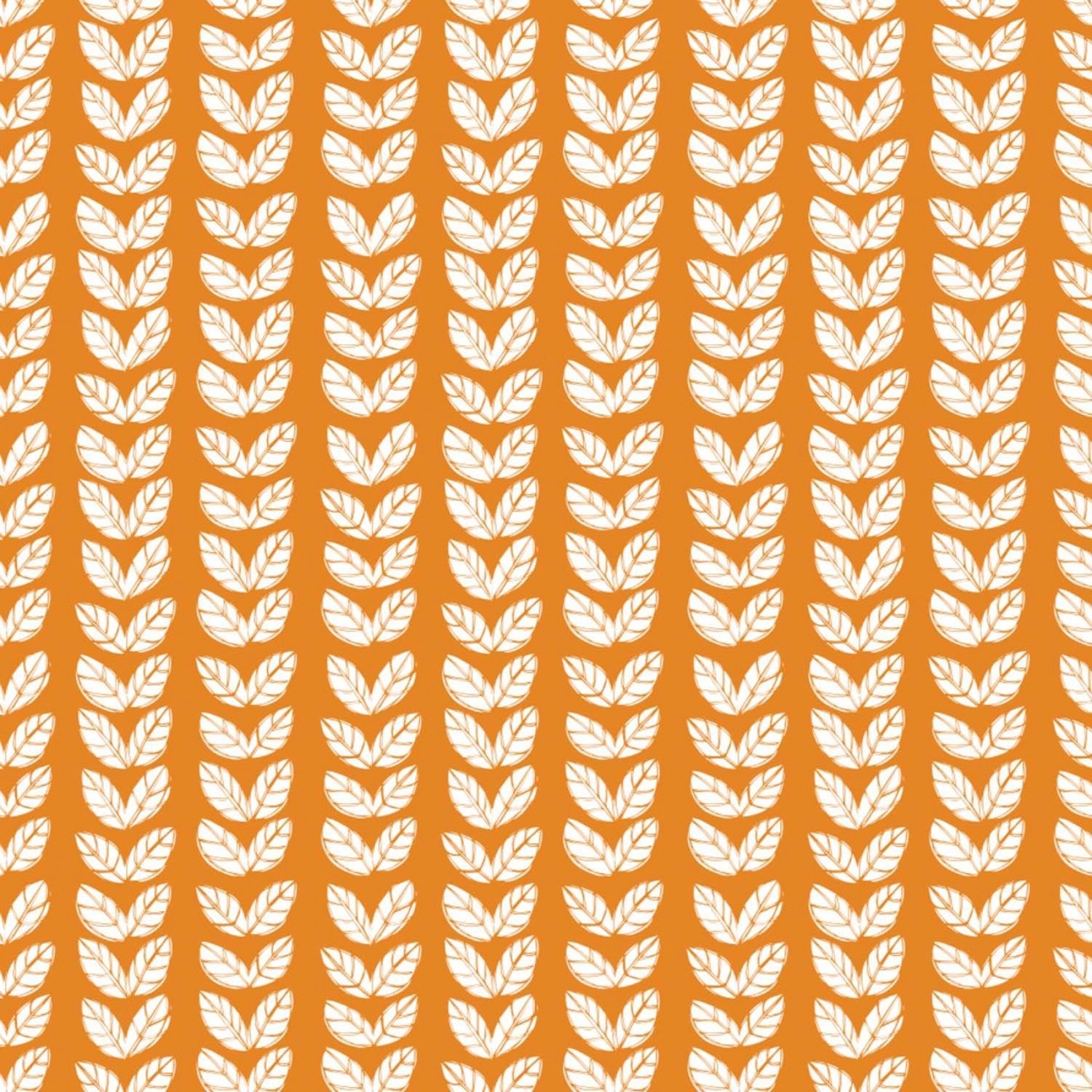 Camelot FabricsLa Dolce Quilt Fabric Vita Leaves OrangeFabric