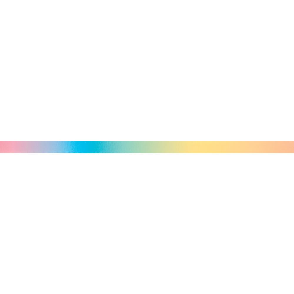 Offray ⅜in. Single Face Satin Ribbon Sunburst Rainbow (5247605571749)