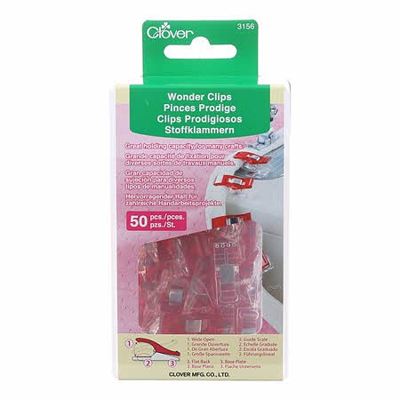 CLOVERWonder Clips Red 50pcsWonder Clips