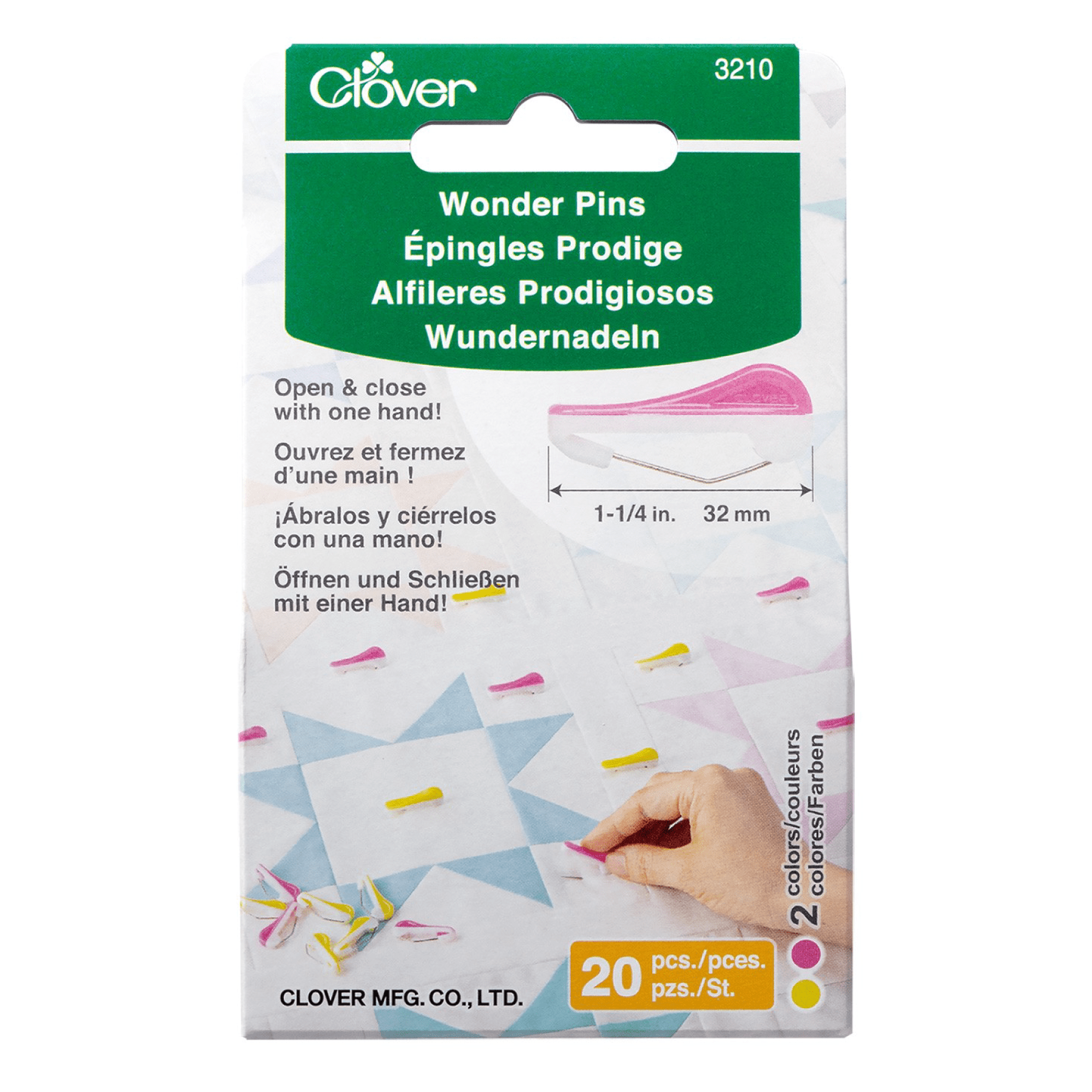 CLOVERWonder Pins 20pcSafety Pins