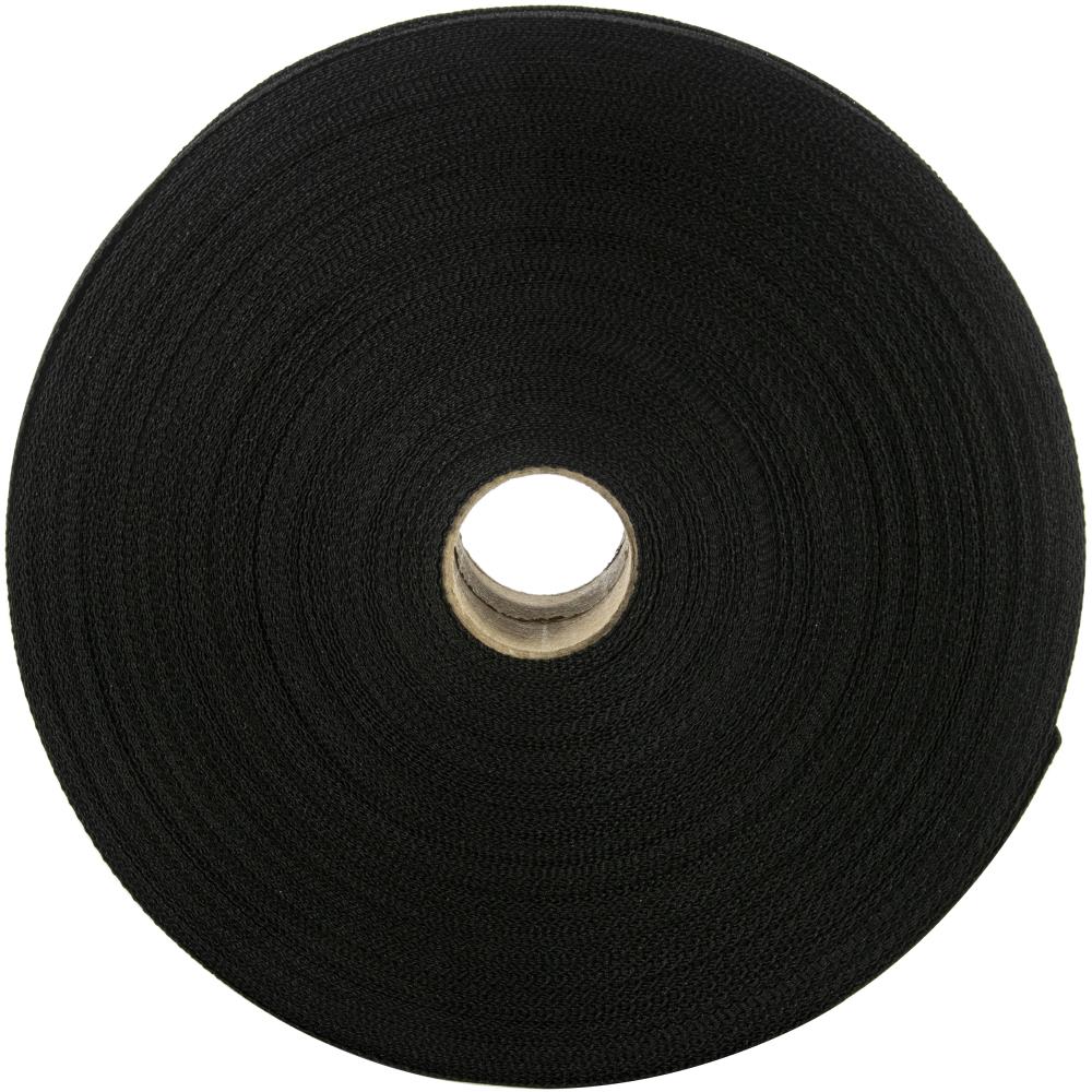 Taos2in. Twill Rug Binding Heavyweight BlackRibbons & Trim