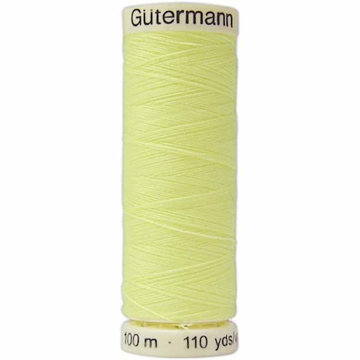 Gütermann100m Sew - all Thread 3835 Neon LemonThread & Floss
