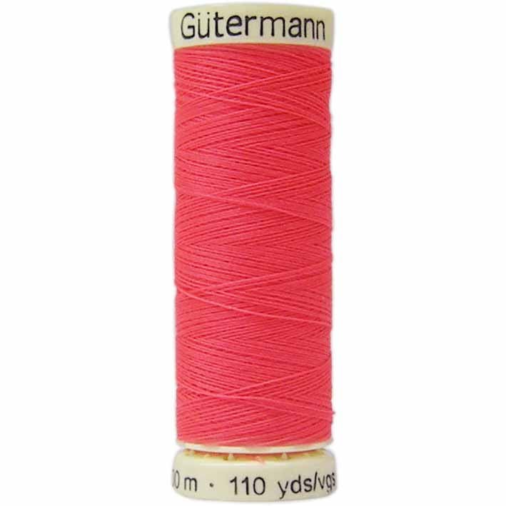 Gütermann100m Sew - all Thread 3837 Neon Hot PinkThread & Floss