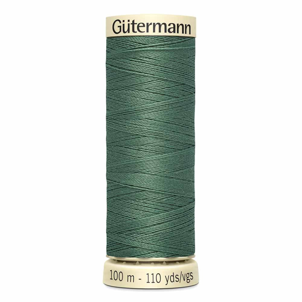 Gütermann100m Sew - all Thread 646 Steel GreenThread & Floss
