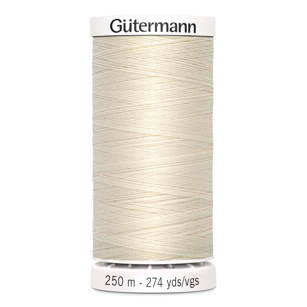 Gütermann250m Sew - all Thread 022 EggshellThread & Floss