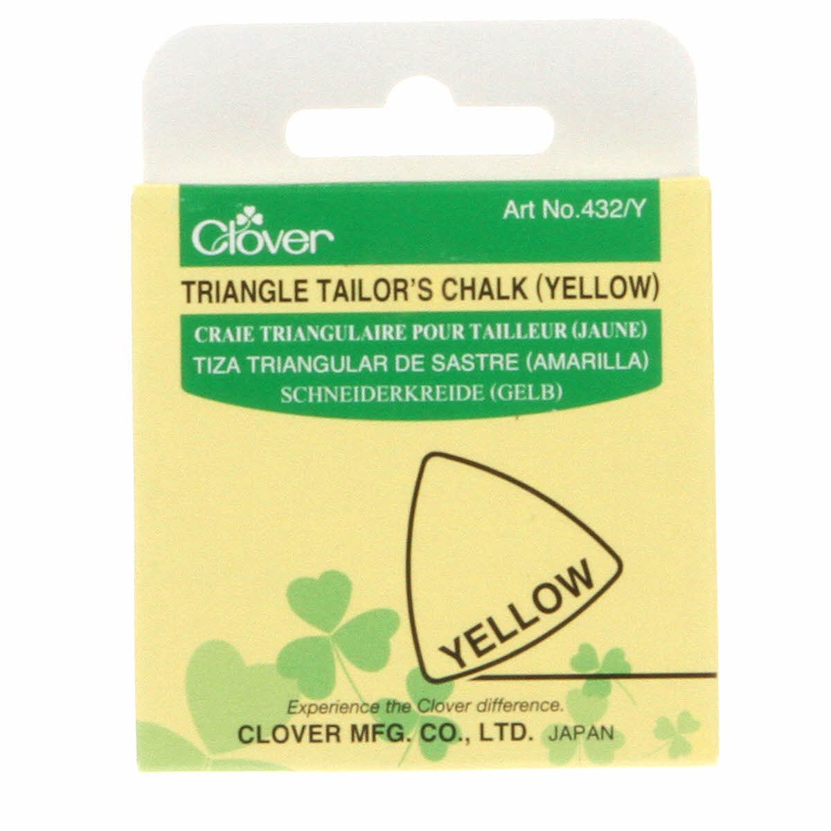 CLOVERTriangle Tailors Chalk YellowFabric Marking