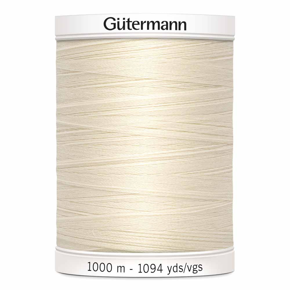 Gütermann1000m Sew - all Thread 022 EggshellThread & Floss