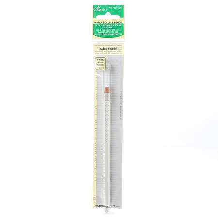CLOVERWater Soluble Pencil WhiteFabric Marking