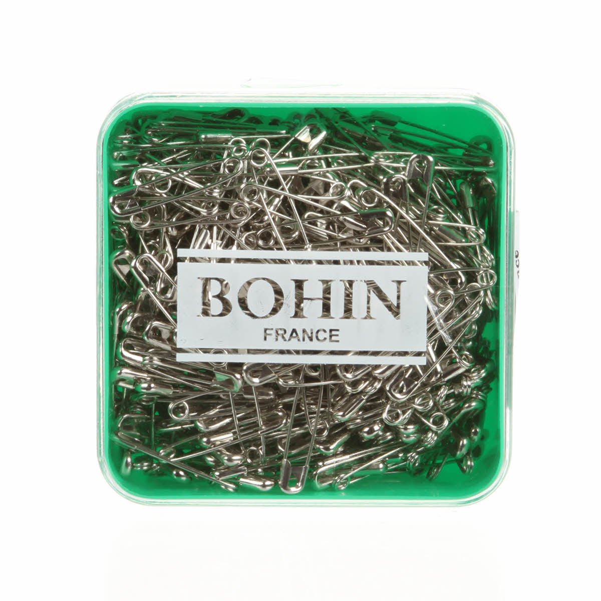 Bohin28mm Coiled Safety Pins Nickel - Plated 500ctSafety Pins