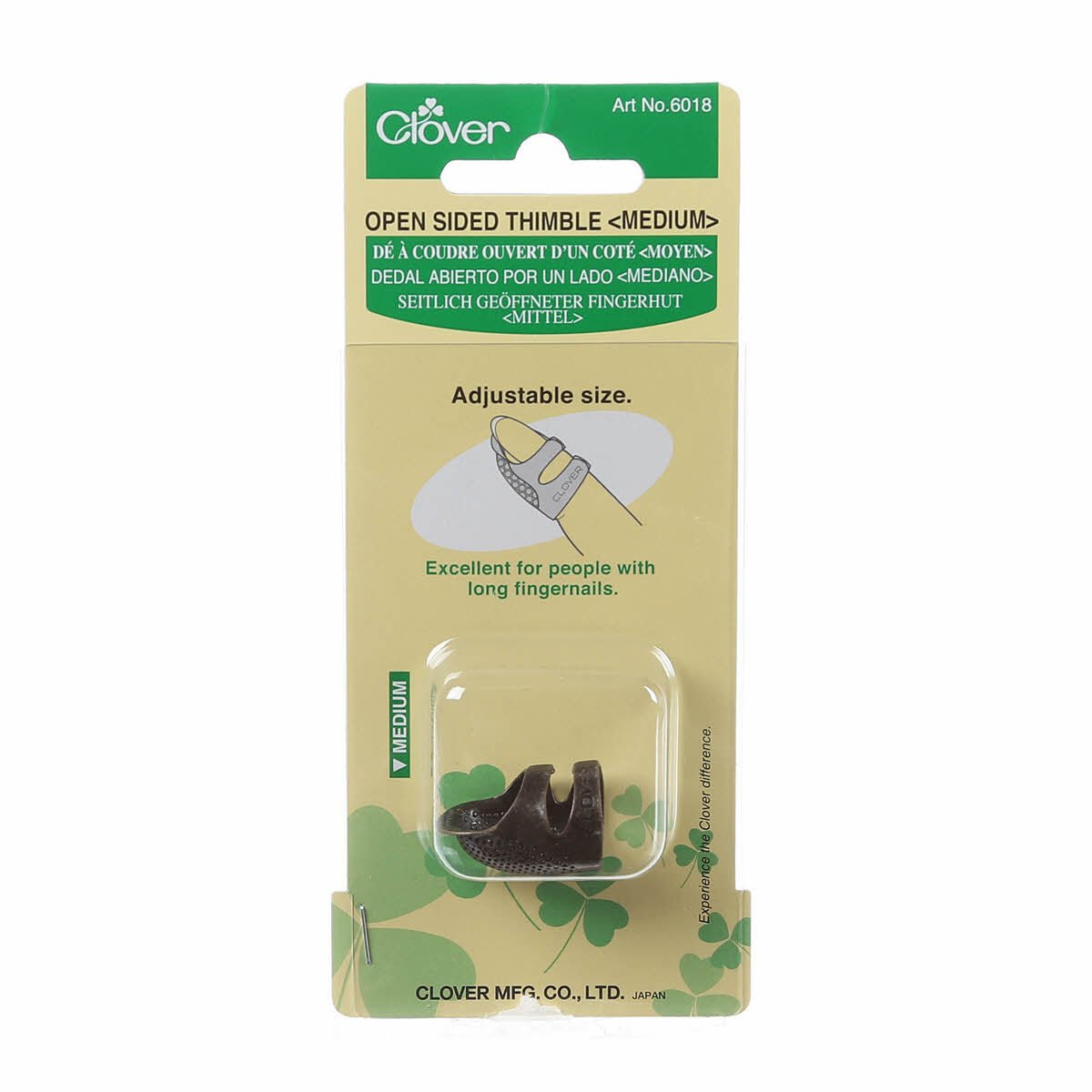 CLOVEROpen Sided Thimble - MedThimbles