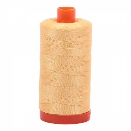 Aurifil50wt Mako Cotton Thread 2130 Med ButterThread & Floss