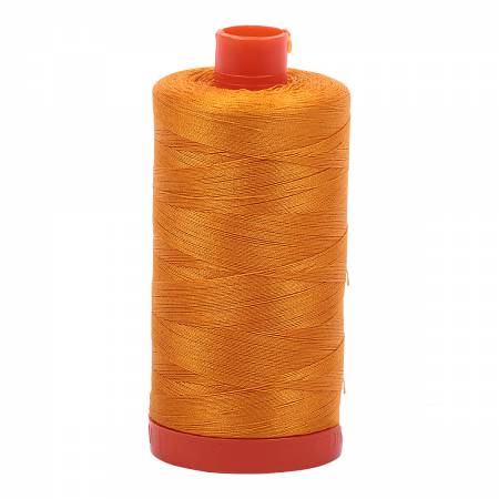 Aurifil50wt Mako Cotton Thread 2145 Yellow OrangeThread & Floss
