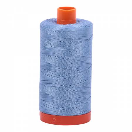 Aurifil50wt Mako Cotton Thread 2720 Lt Delft BlueThread & Floss