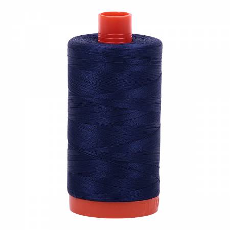 Aurifil50wt Mako Cotton Quilting Thread 2745 MidnightThread & Floss