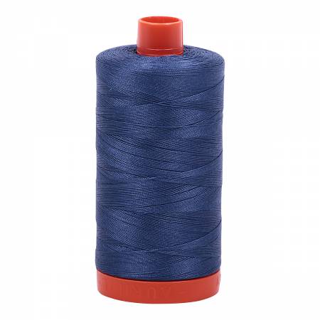 Aurifil50wt Mako Cotton Thread 2775 Steel BlueThread & Floss