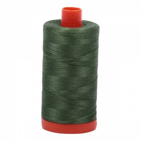 Aurifil50wt Mako Cotton Thread 2890 Very Dk Grass GreenThread & Floss