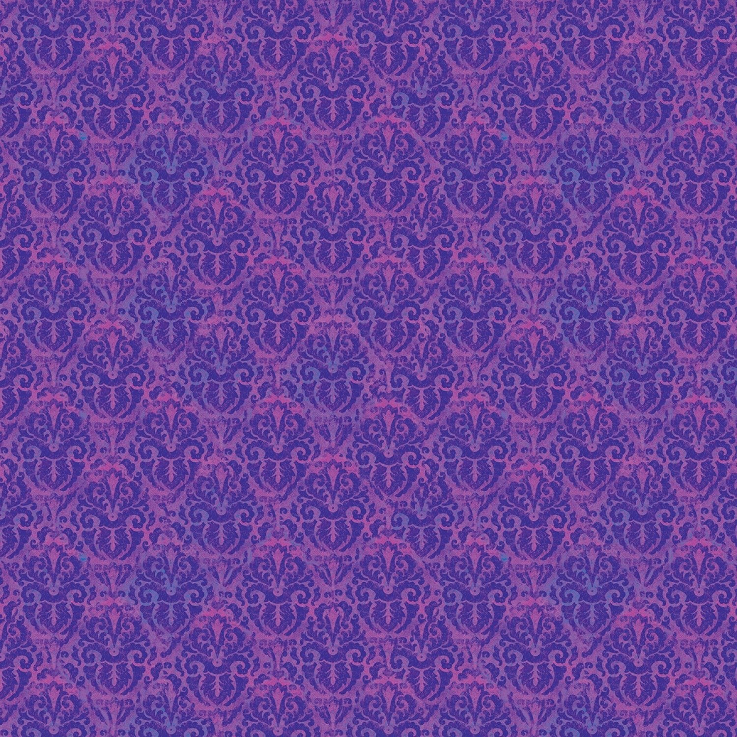 Wilmington PrintsBlossom & Bloom Quilt Fabric Nouveau Damask PurpleFabric