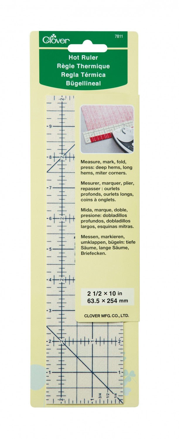 CLOVERHot Ruler 2.5in. x 10in.Rulers