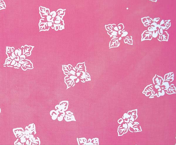 Banyan BatiksTropical Fusion Batik Quilt Fabric Floral PinkFabric