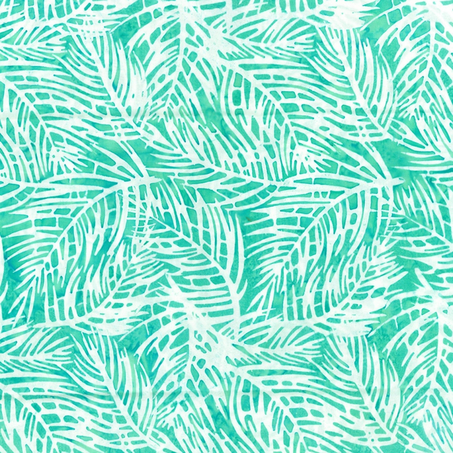 Banyan BatiksFlutter Batik Fabric Ferns CaribbeanFabric