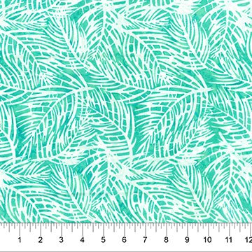 Banyan BatiksFlutter Batik Fabric Ferns CaribbeanFabric